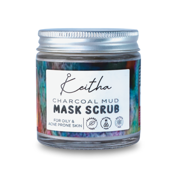 Keitha Charcoal Mud Mask and Scrub for Unisex - Image 2