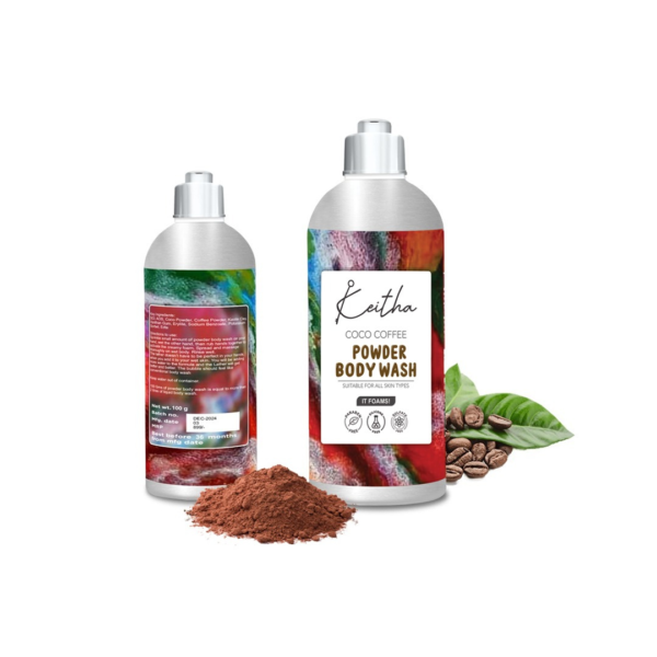 Keitha Coco Coffee Powder Body Wash for Unisex