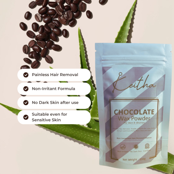 Keitha Chocolate Wax Powder for Unisex - Image 3